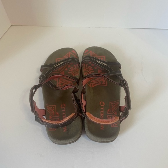 Merrell Brown and Orange Sandals - Picture 5 of 6